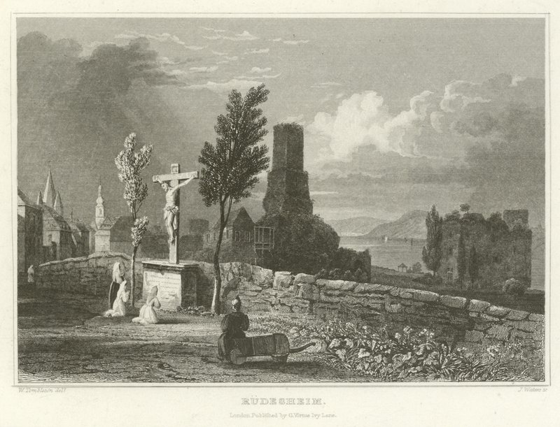 Rüdesheim - William Tombleson
