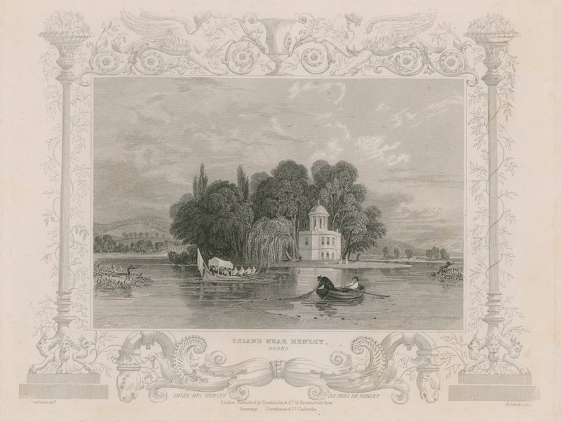 Vue près de Henley - William Tombleson