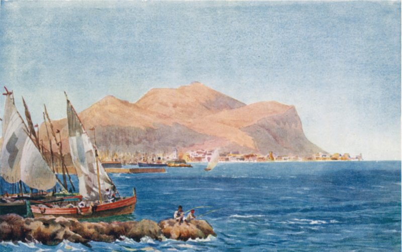 Palerme. Mte Pelligrino - William Wiehe Collins