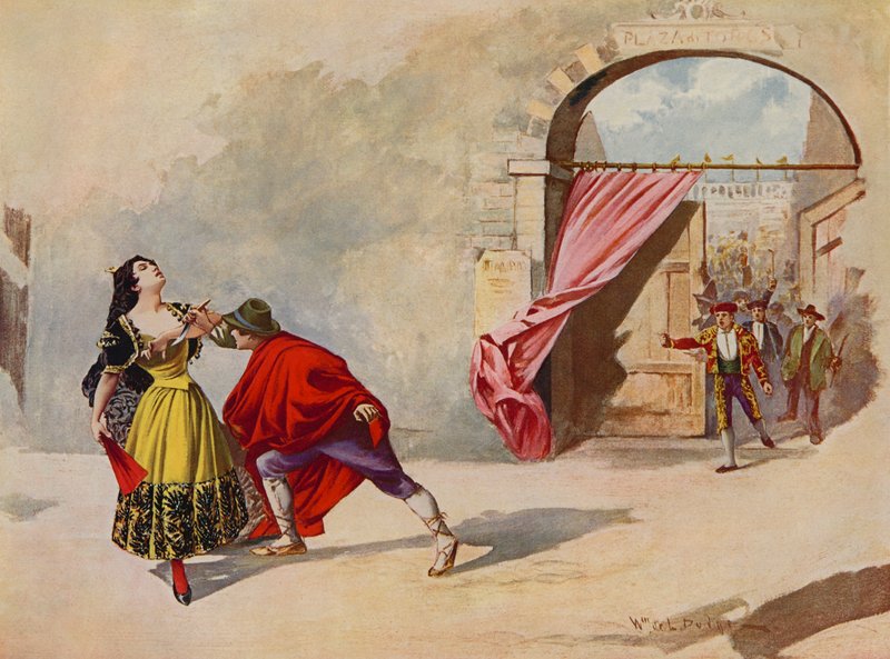 Carmen, Acte IV scène ii - William de Leftwich Dodge