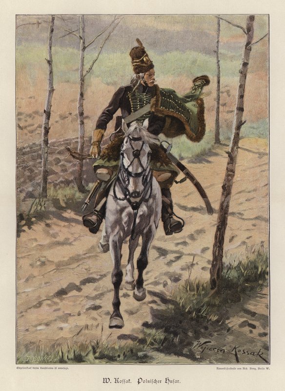 Hussard polonais - Wojciech Kossak