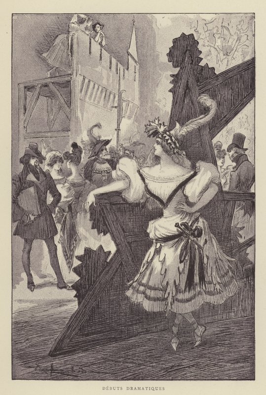 Débuts dramatiques - after Albert Robida