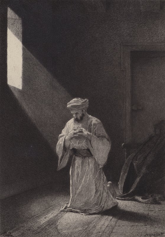 Prière - after Albert Robida