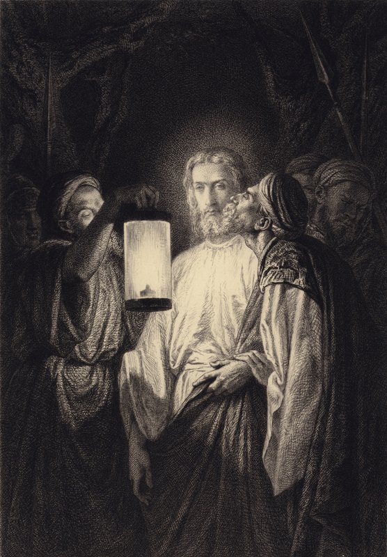 La trahison de Judas - after Albert Robida