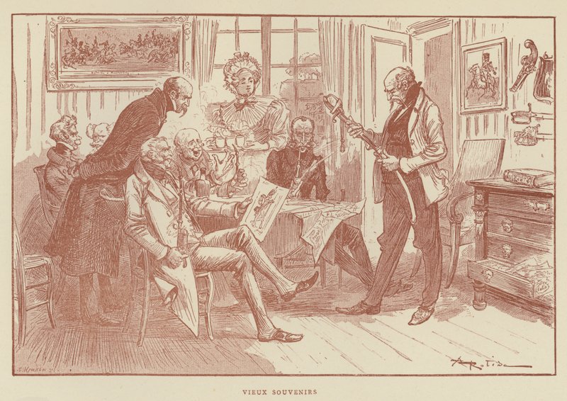 Vieux souvenirs - after Albert Robida