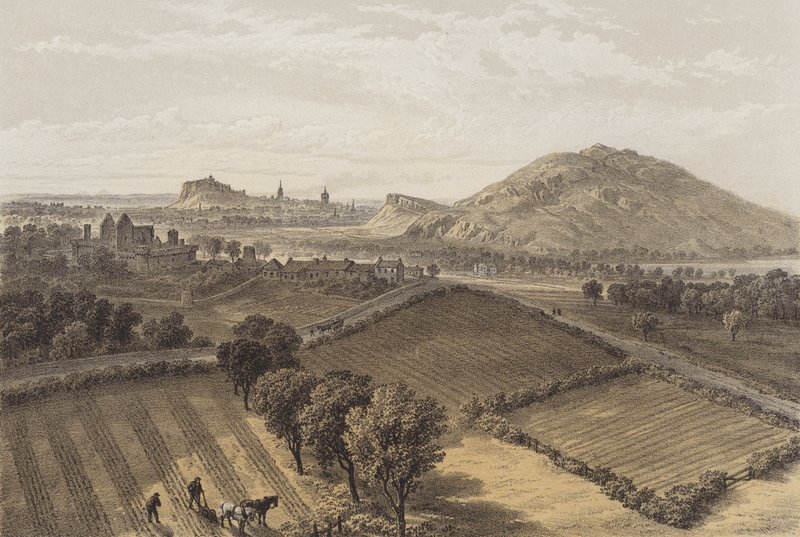 Édimbourg près du château de Craigmillar - after David Roberts