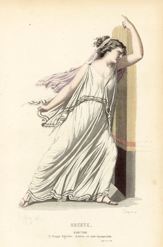 Oreste, Électre - after Edmond A.F. Geffroy