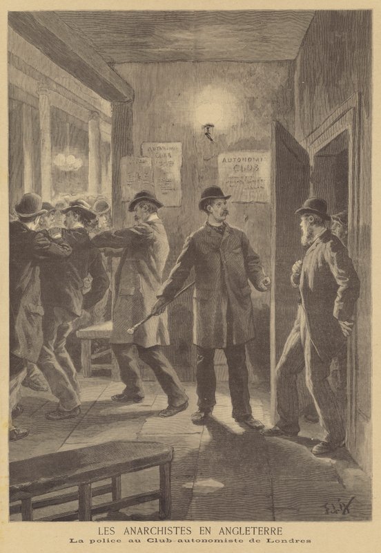 Anarchistes en Angleterre - after Frederic Theodore Lix