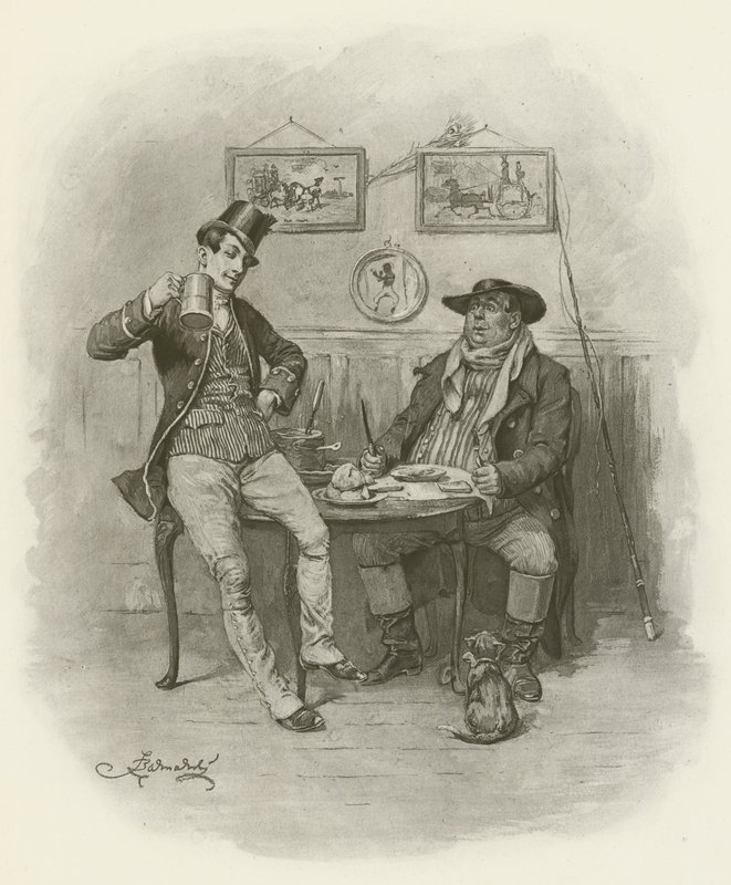 Les Deux Wellers - after Frederick Barnard