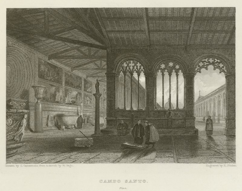 Campo Santo, Pise - after George Cattermole