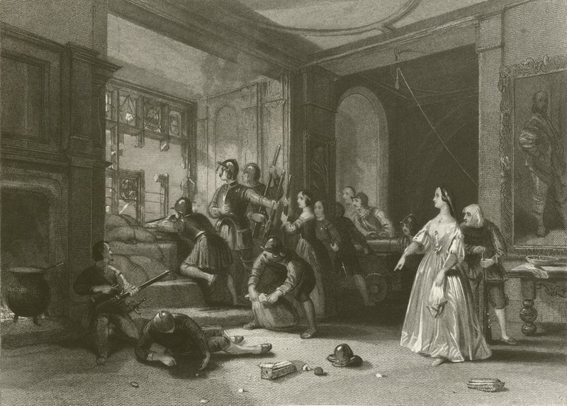 Défense du Château de Wardour - after George Cattermole