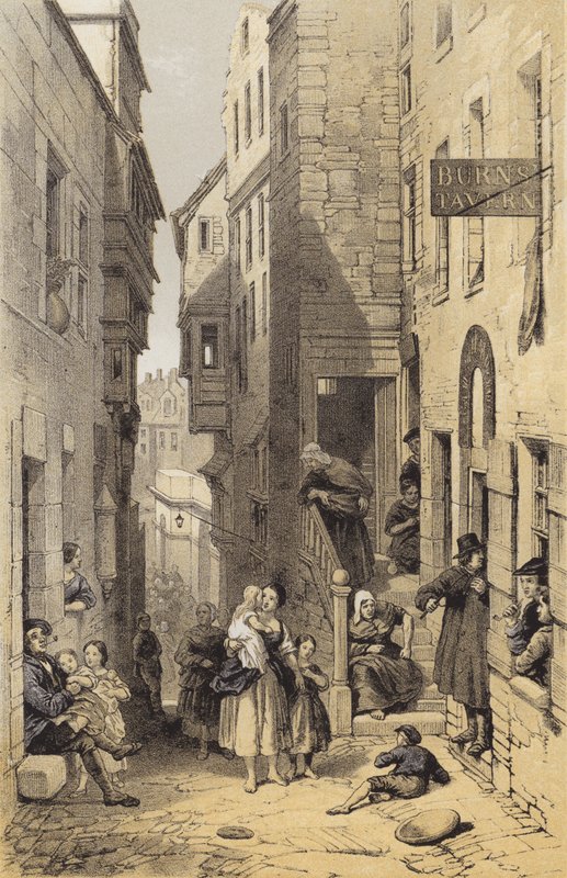 Libbertons Wynd, Édimbourg - after George Cattermole
