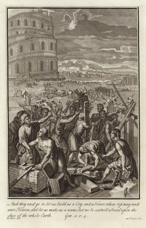La Tour de Babel - after Gerard Hoet