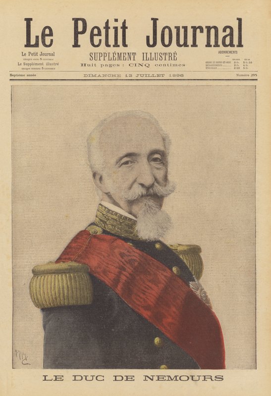 Le duc de Nemours - after Henri Meyer