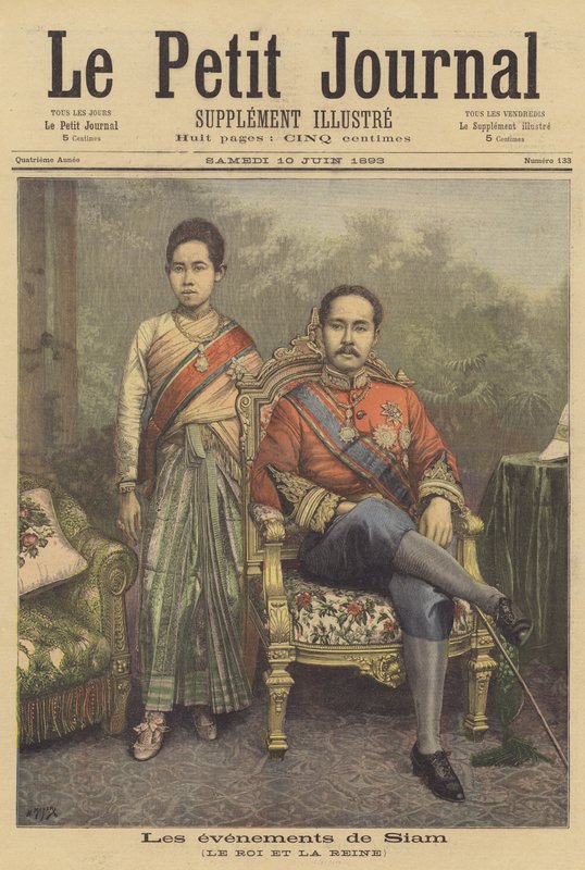 Le Roi et la Reine de Siam - after Henri Meyer