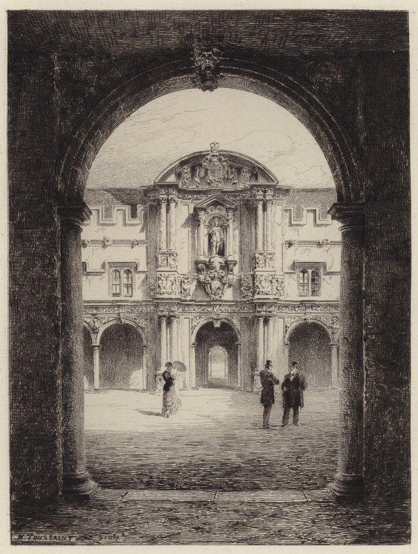 Porte du Collège St Johns - after Henri Toussaint