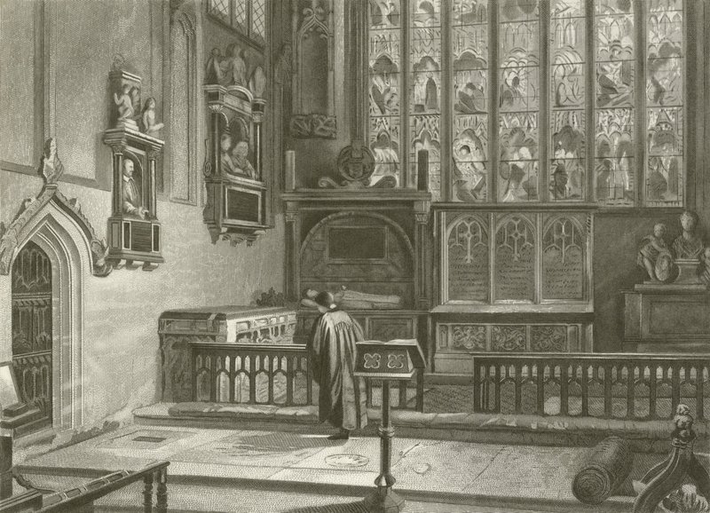 Tombe de Shakespeare, église de Stratford - Henry after Warren