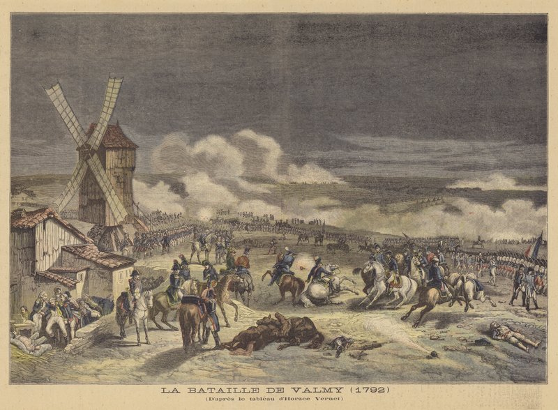 La Bataille de Valmy (1792) - after Horace Vernet