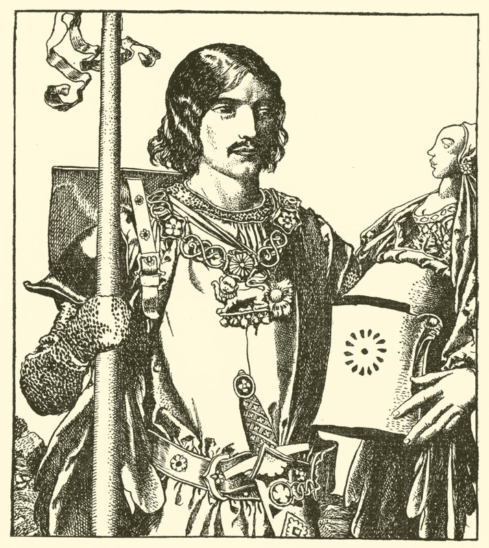 Sir Launcelot du Lac - after Howard Pyle