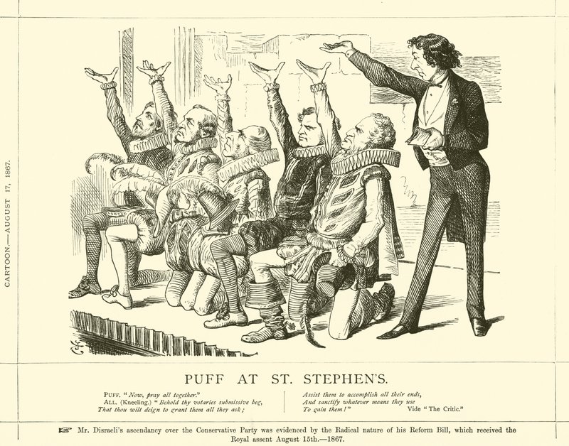 Souffler à St Stephens - after John Tenniel
