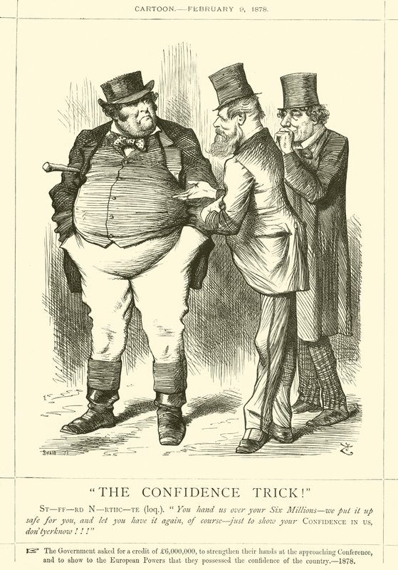 Le tour de confiance! - after John Tenniel