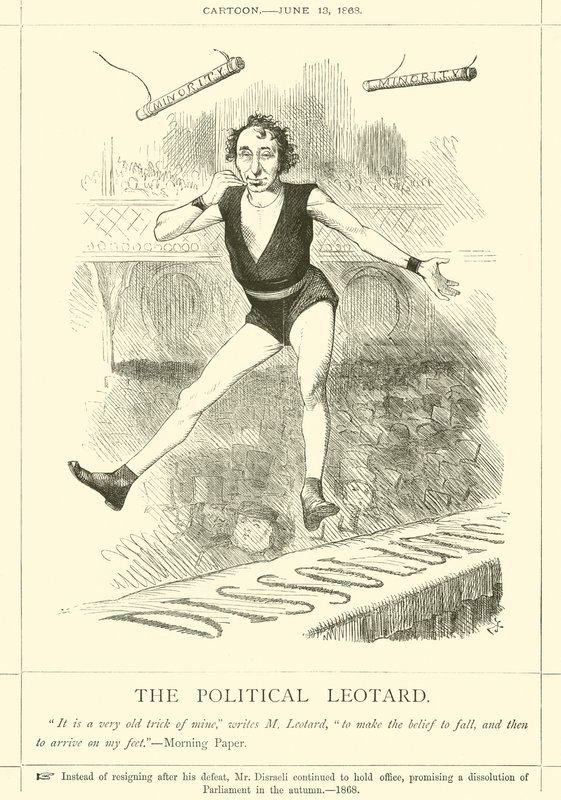 Le léotard politique - after John Tenniel