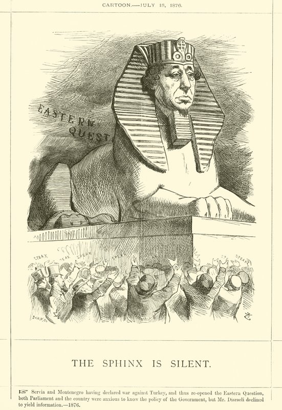 Le sphinx est silencieux - after John Tenniel
