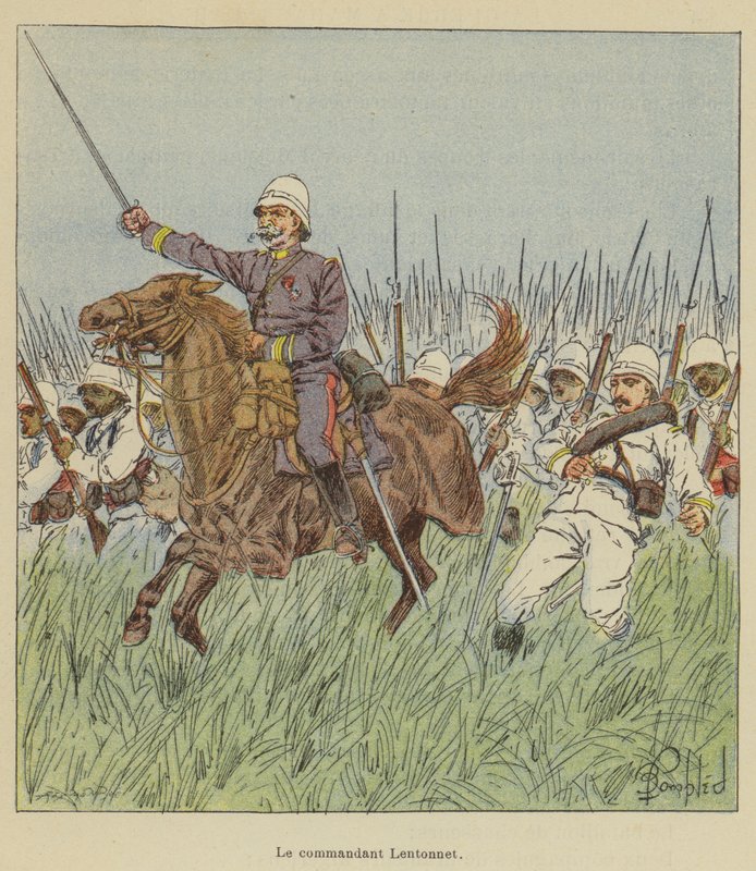 Le commandant Lentonnet - after Louis Charles Bombled