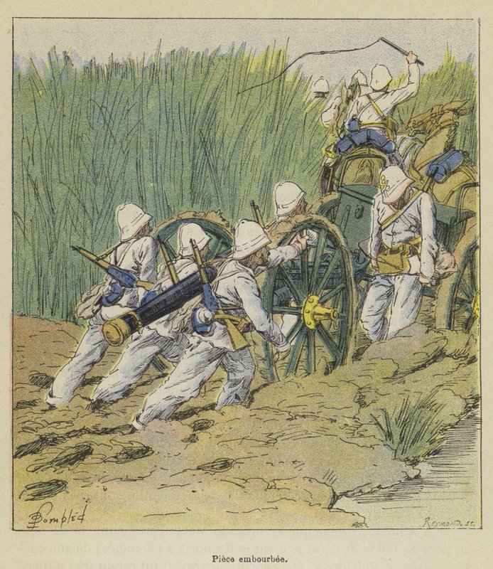 Pièce embourbée - after Louis Charles Bombled