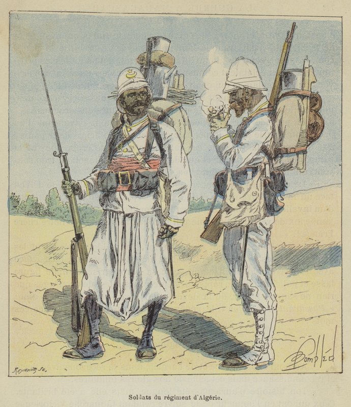 Soldats du régiment d