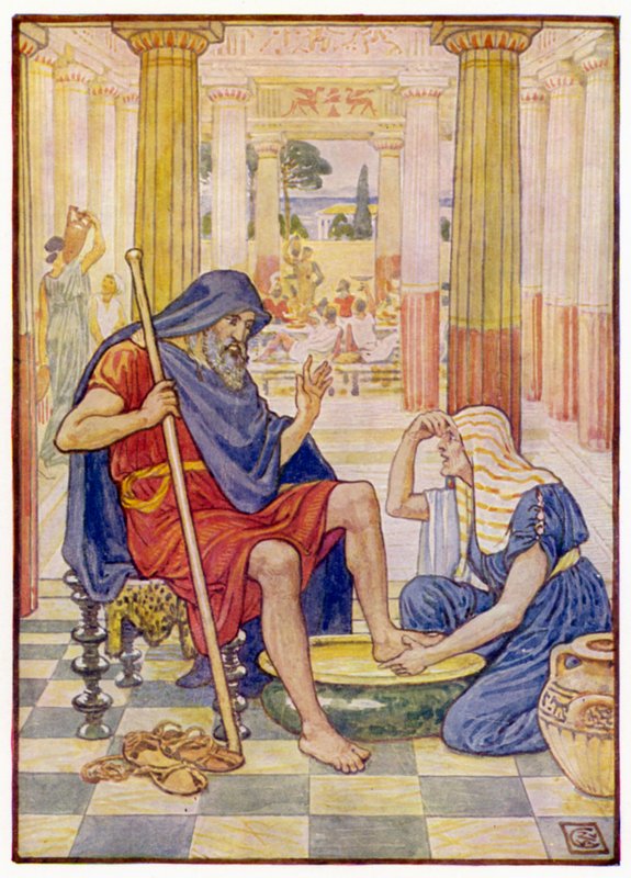 Oui, en vérité, tu es Ulysse - after Walter Crane