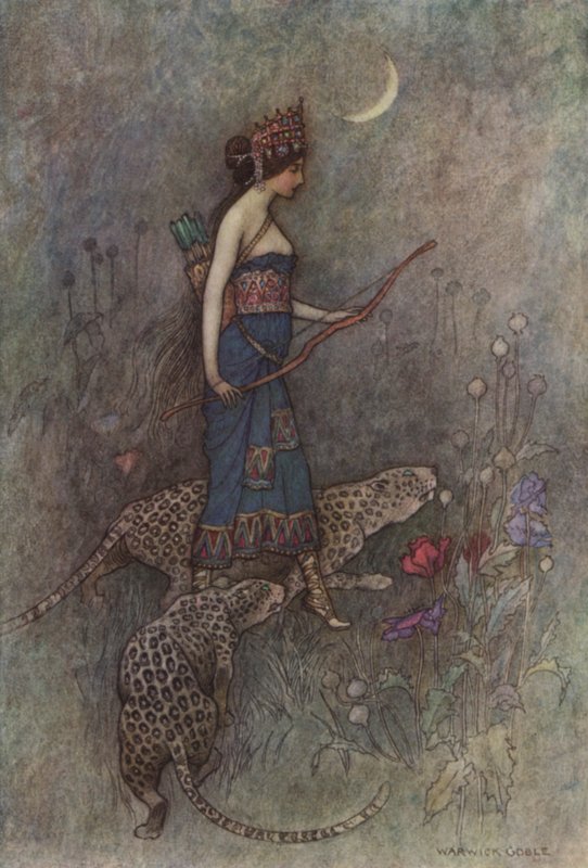 Le Conte du Moine - after Warwick Goble